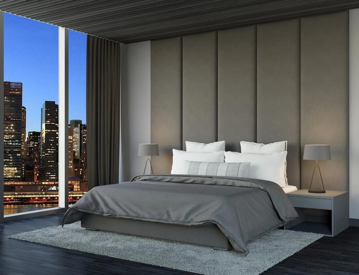 Wezgłowia z paneli tapicerowanych