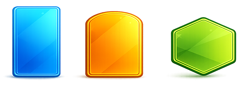 kształt paneli tapicerowanych