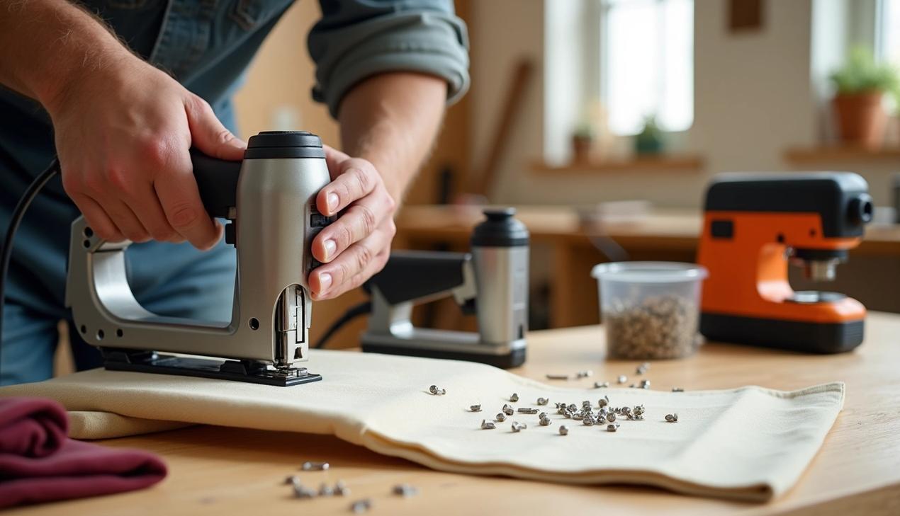 Zszywacze tapicreskie. Rodzaje i zasady działania.