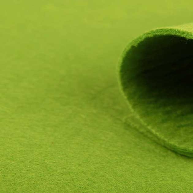 Filc gruby limonka grubość około 3 mm