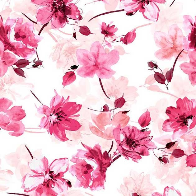 Szyfon ala jedwab akwarele pink 