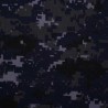 Tkanina Moro pixel granatowo szara