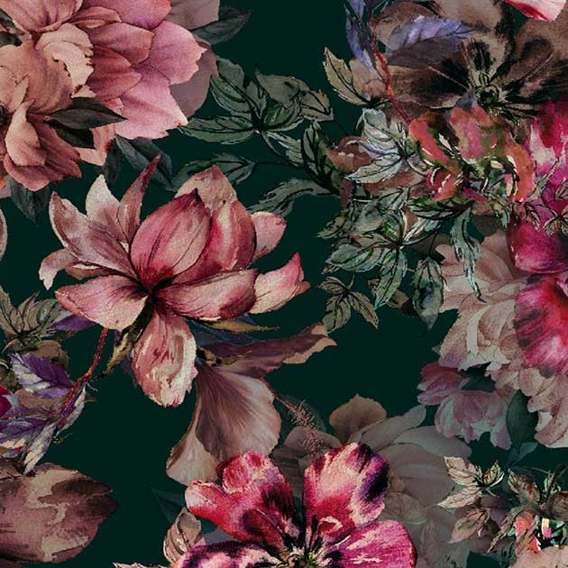 Tkanina Marchiano z lajkrą magnolie