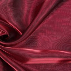 Tkanina Organza dwutonowa czerwone wino