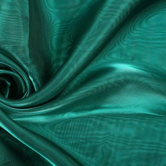 Tkanina Organza dwutonowa szmaragd