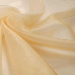 Tkanina Organza jednotonowa beż ciepły 150 cm