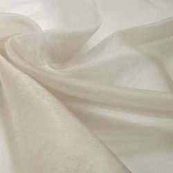 Tkanina Organza jednotonowa szara 150 cm