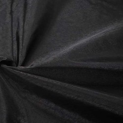 Tkanina Organza jednotonowa czarna 150 cm