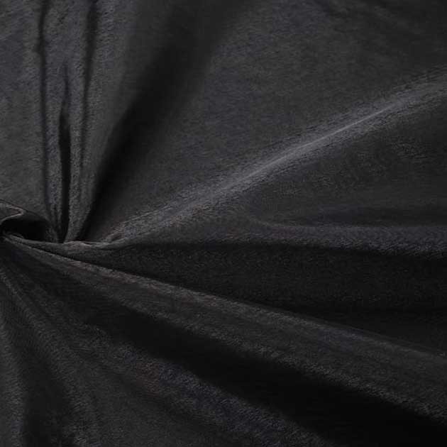Tkanina Organza jednotonowa czarna 150 cm