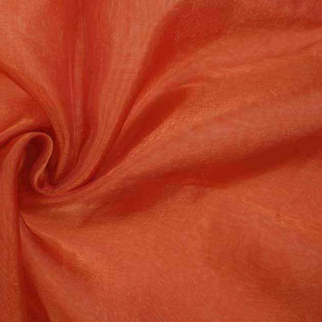 Tkanina Organza jednotonowa ceglasty 280 cm