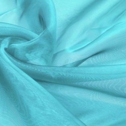 Tkanina Organza jednotonowa lazur 280 cm