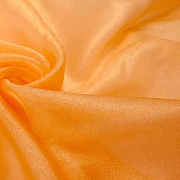 Tkanina Organza kryształek pomarańcz 150 cm