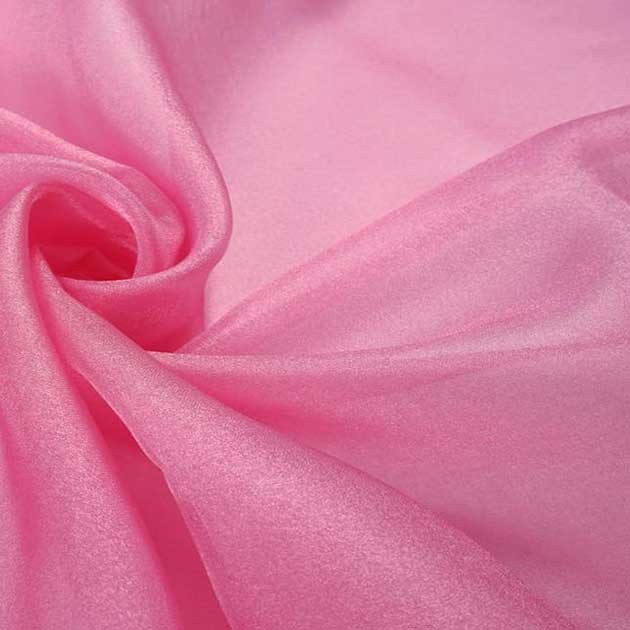 Tkanina Organza kryształek róż 150 cm