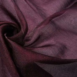 Tkanina Organza kryształek śliwka 150 cm