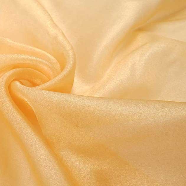 Tkanina Organza kryształek złoto ciemny 150 cm
