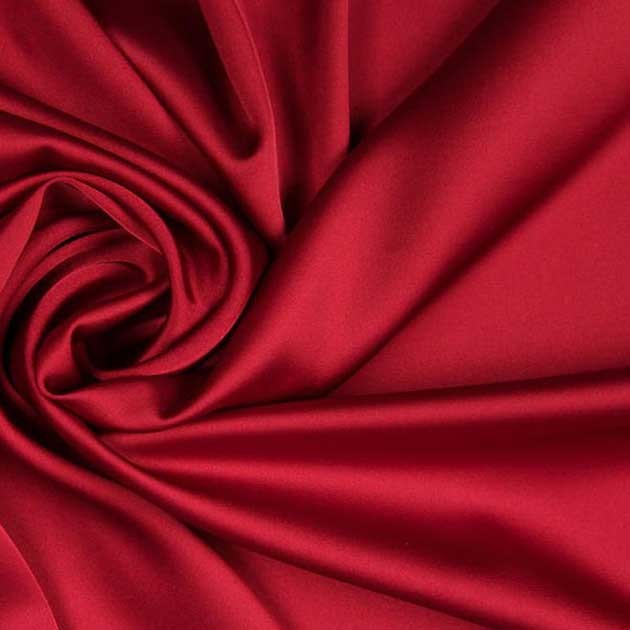 Satyna Armani coś jak jedwab czerwona