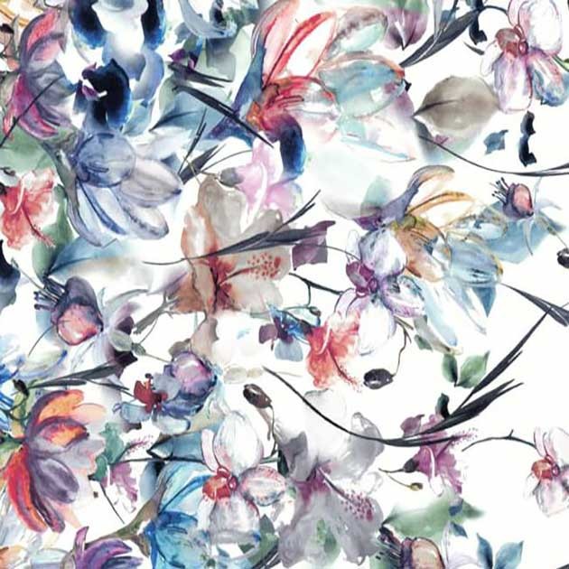 Satyna Armani coś jak jedwab border akwarele