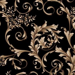 Satyna Armani coś jak jedwab finezja na czarnym tle