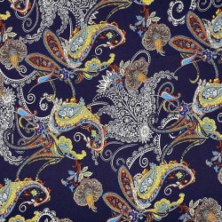 Satyna Armani coś jak jedwab pantofelek granatowy