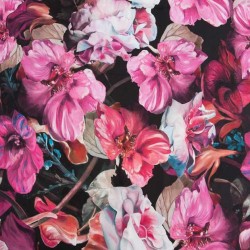 Satyna Armani coś jak jedwab kwiaty