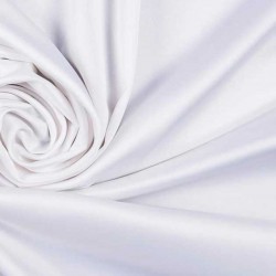 Satyna bawełniana biała