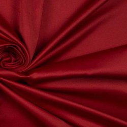 Satyna bawełniana czerwony ciemny