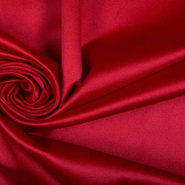 Satyna bawełniana czerwony malinowy