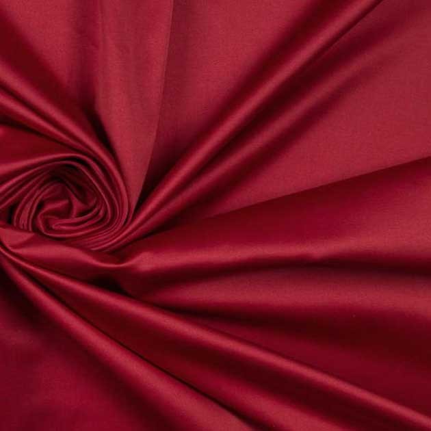 Satyna bawełniana czerwony truskawka