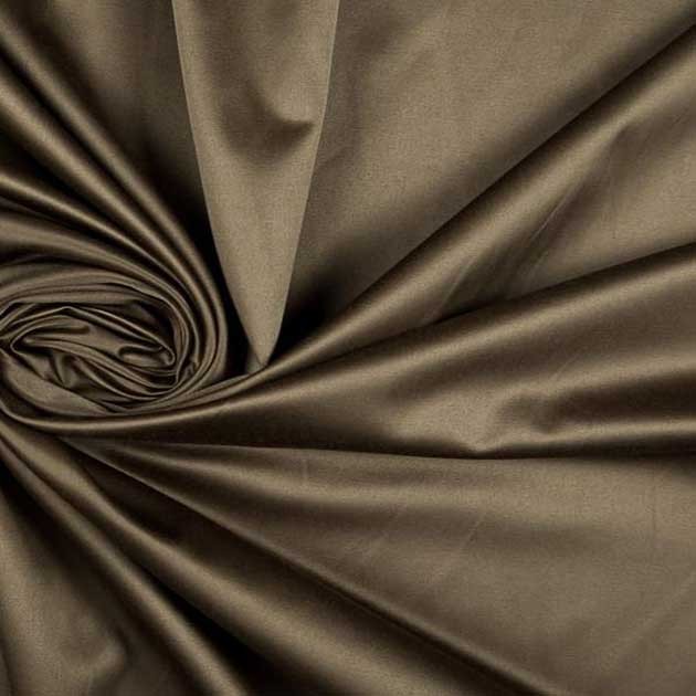 Satyna bawełniana beż ciemny