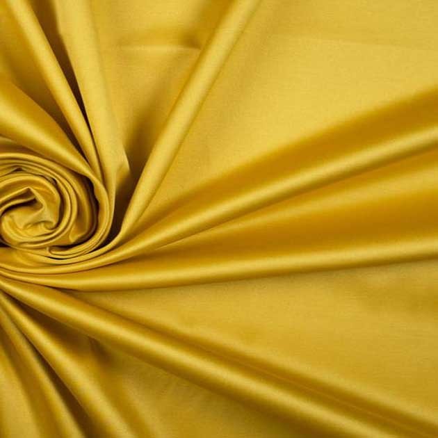 Satyna bawełniana stare złoto