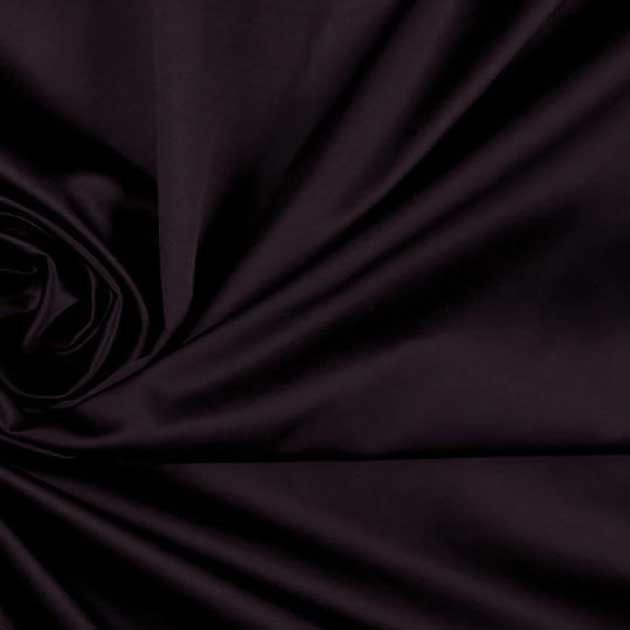 Satyna bawełniana ciemna śliwka