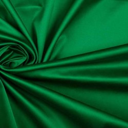 Satyna bawełniana zielony szmaragdowy
