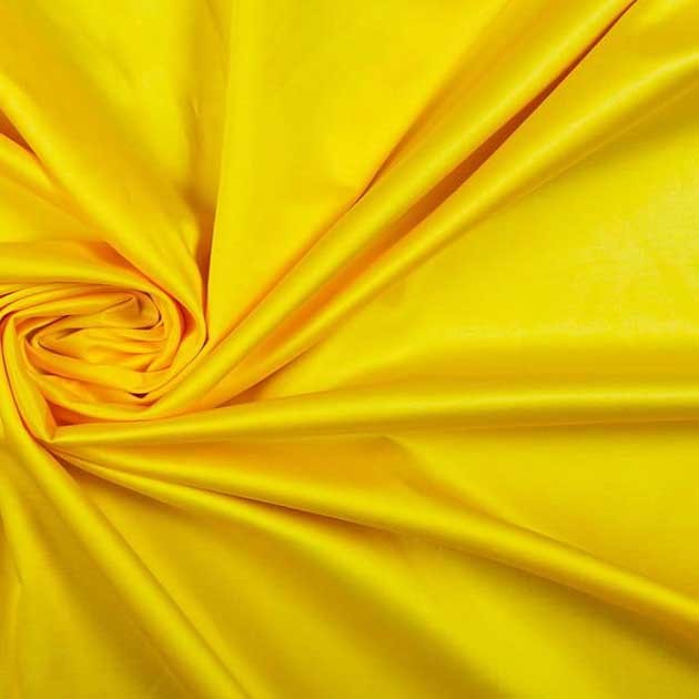 Satyna bawełniana żółty ciepły