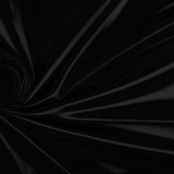 Satyna gruba z lycrą czarna