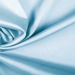 Satyna gruba z lycrą błękit