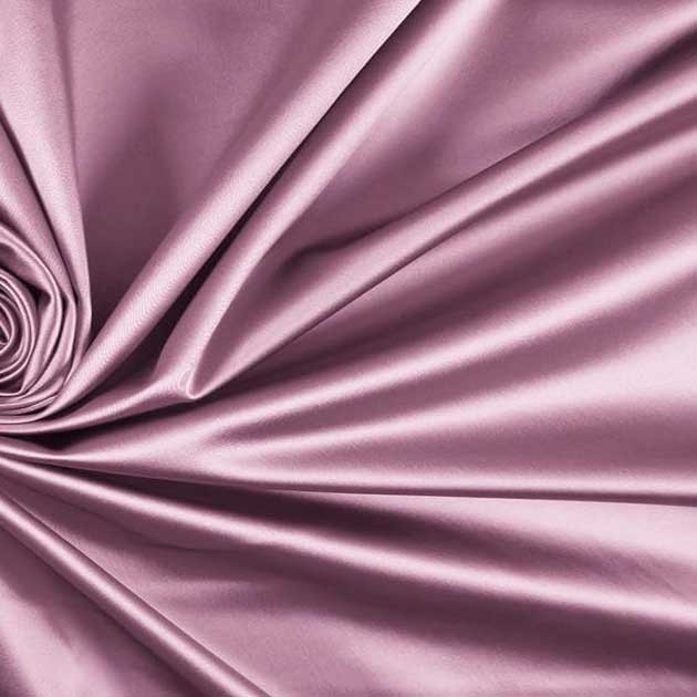 Satyna gruba z lycrą fiolkowa