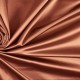 Satyna gruba z lycrą miedziana