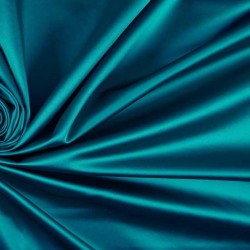 Satyna gruba z lycrą morski