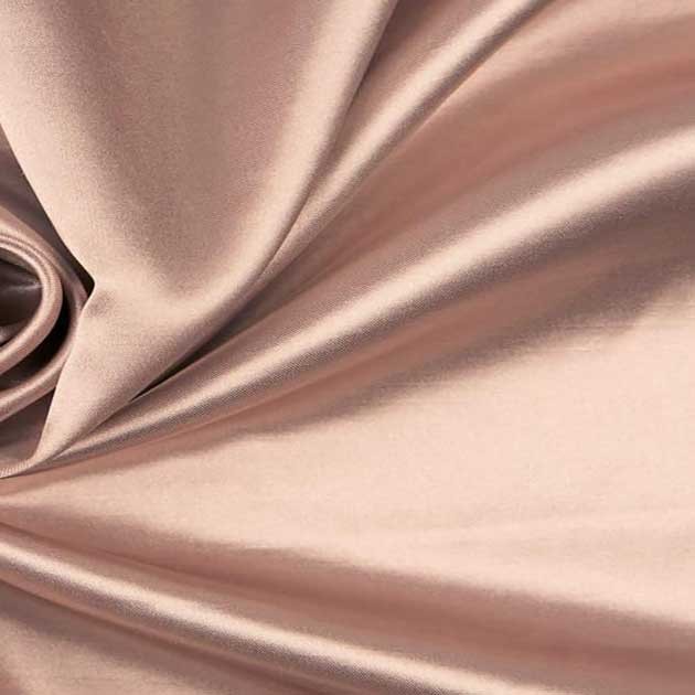 Satyna gruba z lycrą róż pudrowy