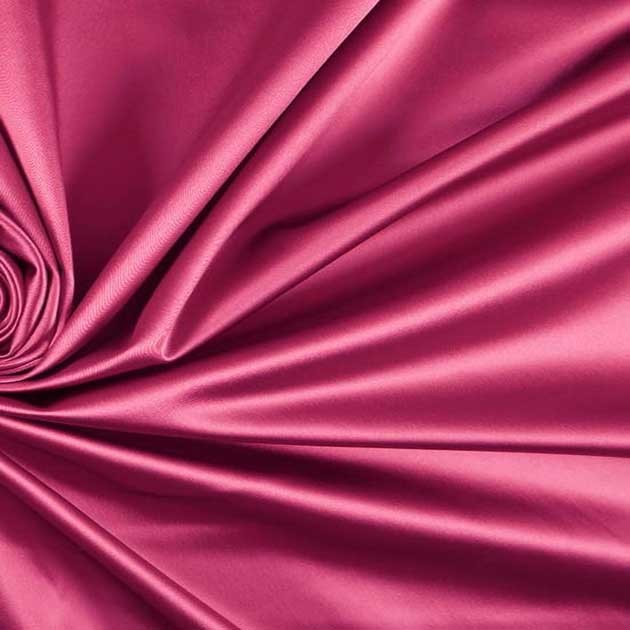 Satyna gruba z lycrą róż 