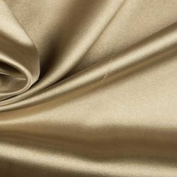 Satyna gruba z lycrą złota jasna