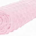 Polar minky w kropki delikatny różowy