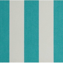 Tkanina obiciowa (na zewnątrz / outdoor) Sunset Stripes Aquamarine