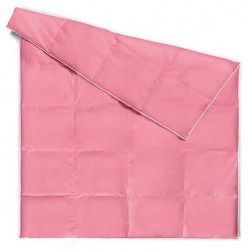 Kołdra puchowa 220x200, 100% puch Premium Ludwika, róż, całoroczna