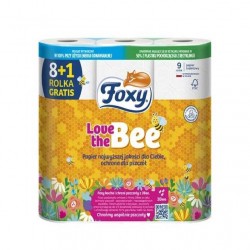 Papier toaletowy Foxy Love the Bee (9 rolek)