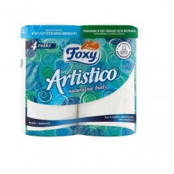 Papier toaletowy Foxy Artistico biały (4 rolki)