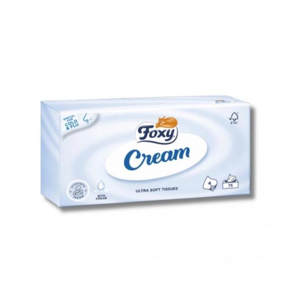 Chusteczki Foxy Cream 4 warstwy