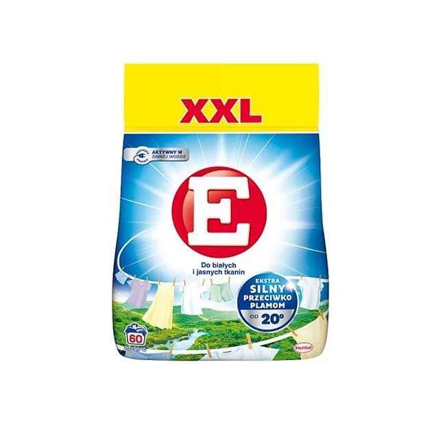 Proszek do prania do białych i jasnych tkanin E XXL 3,30 kg