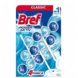 Zawieszka do muszli WC Bref WC Power Aktiv Ocean 3 x 50 g