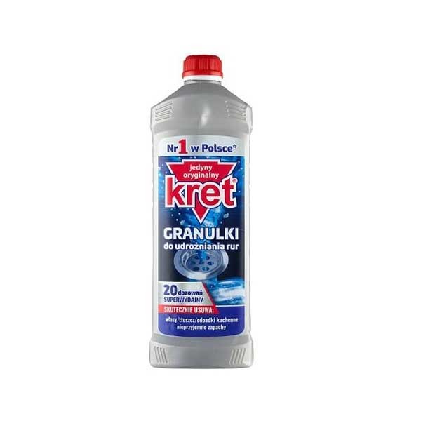 Granulki do udrażniania rur Kret 800 g